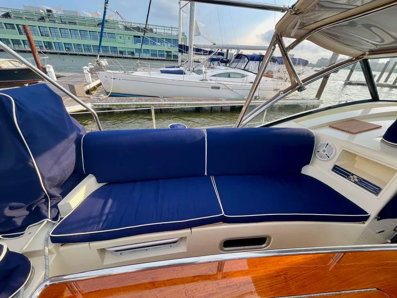 Slide: The Image of Luxurious seating on a 2010 Southerly 57 RS yacht. - 10