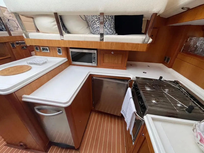 Slide: The Image of Interior of Southerly 57 RS yacht kitchen, 2010 model. - 38