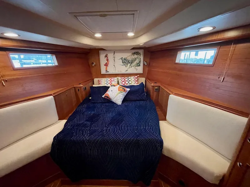 Slide: The Image of Luxurious cabin of the 2010 Southerly 57 RS yacht. - 41