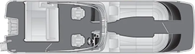 Slide: The Image of Bennington QX Swingback 27 QXSBWAT2 Tritoon 2026 - 2