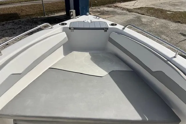 Slide: The Image of Interior view of Key Largo 1800 Center Console boat, 2022 model. - 7