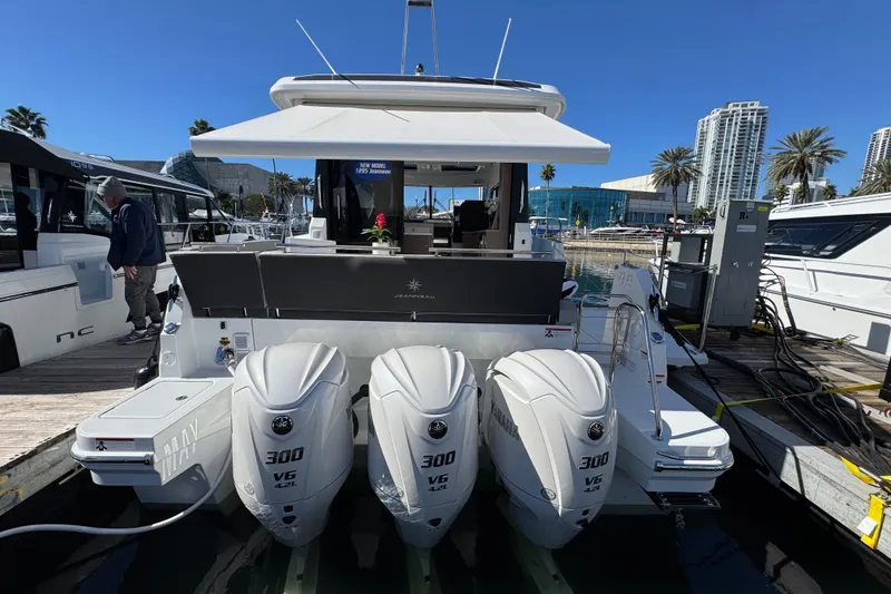 Slide: The Image of Triple Yamaha 300 outboards on NC 1295 Coupe - 2