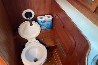 Slide: The Image of Vee Berth cushioned seat and hanging locker - 13