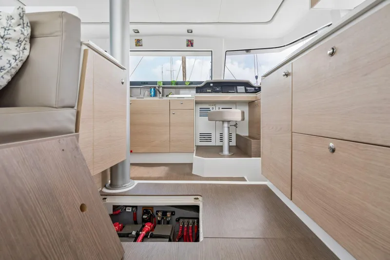 Slide: The Image of Electrical panel with Victron Energy MultiPlus Compact in Bali 4.1, 2019 model. - 50