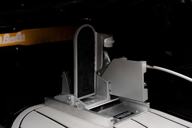 Slide: The Image of 2026 Bass Cat Cougar FTD Special Package boat pedal and control system. - 35