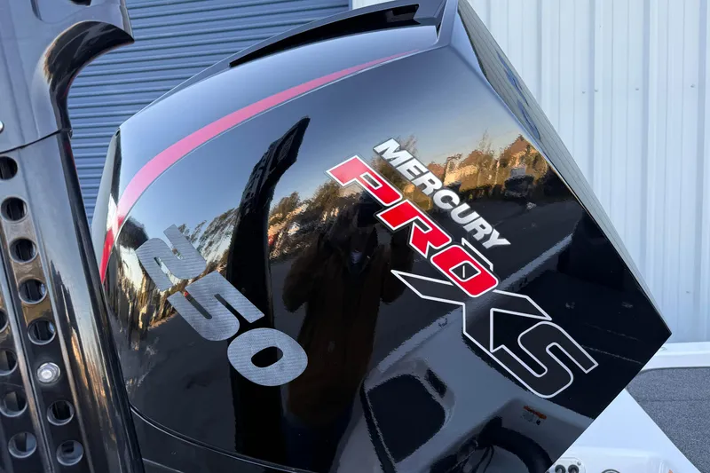 Slide: The Image of Mercury Pro XS 250 engine on 2022 Caymas CX 20 PRO boat. - 15