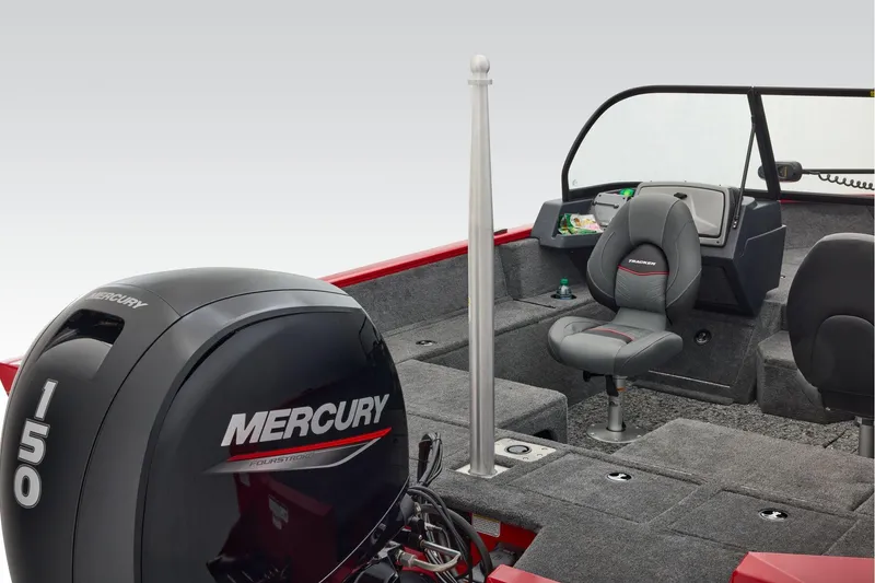 Slide: The Image of Manufacturer Provided Image: 2026 Tracker Pro Guide V-175 Combo boat interior with Mercury 150 engine. - 44