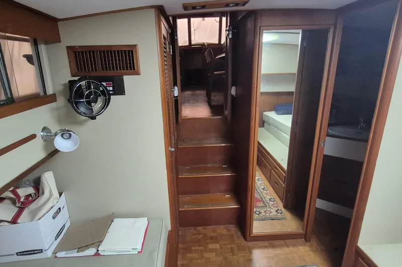 Slide: The Image of Interior of a 1985 Grand Banks 42 Classic yacht. - 20