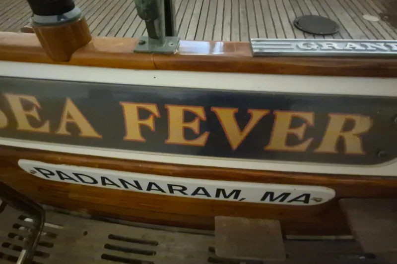 Slide: The Image of 1985 Grand Banks 42 Classic boat named "Sea Fever" in Padanaram, MA. - 66