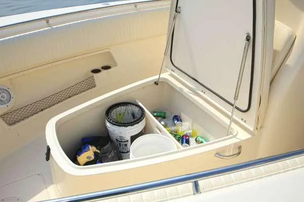 Slide: The Image of Garmin GPSmap 4212 display on 2012 Grady-White Canyon 271 boat, showing navigation details. - 31