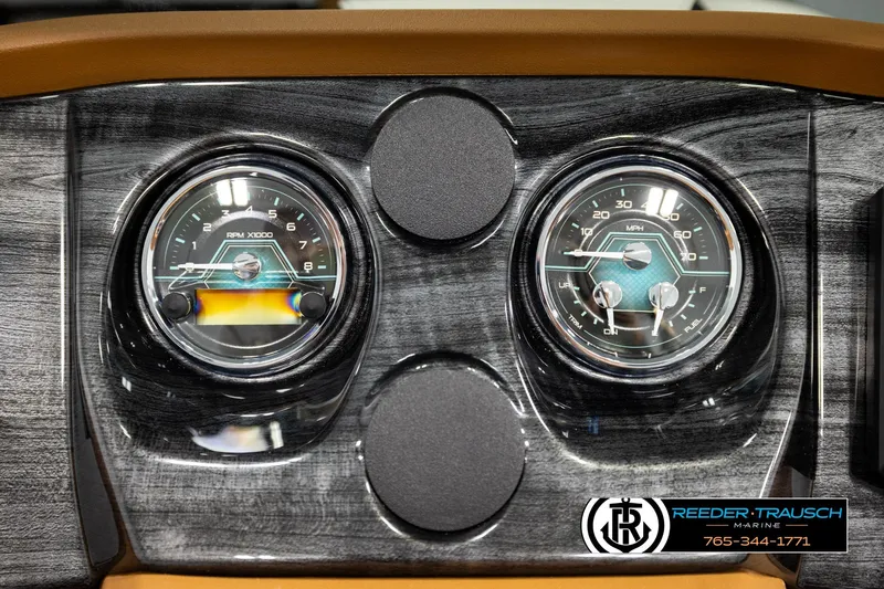 Slide: The Image of Dashboard of 2026 Avalon LSZ CRB with RPM and speedometer gauges. - 34