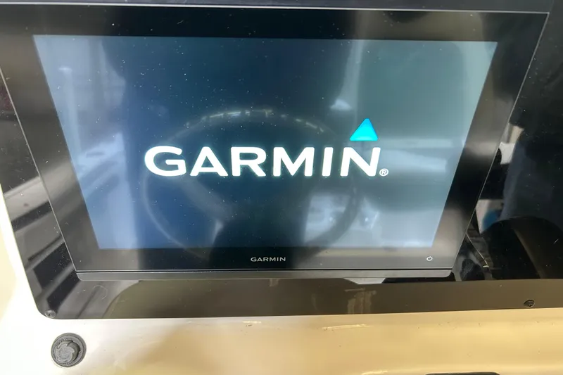 Slide: The Image of Garmin display on 2024 Tidewater 198 CC Adventure boat dashboard. - 12
