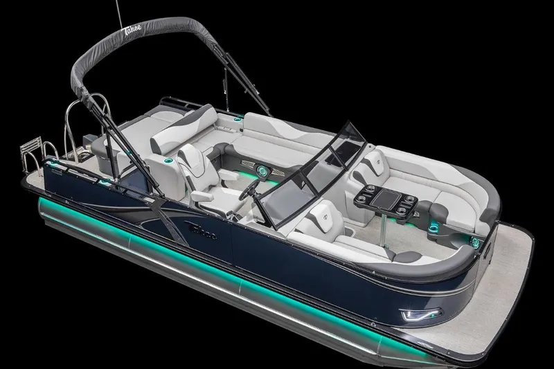 The Image of 2026 Tahoe Pontoon LTZ Versatile Rear Bench Windshield boat. - 1