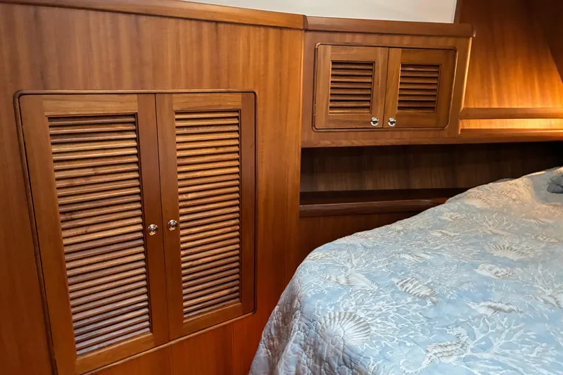 Slide: The Image of 2024 Helmsman Trawlers 43E PILOTHOUSE owner's cabin port side - 21