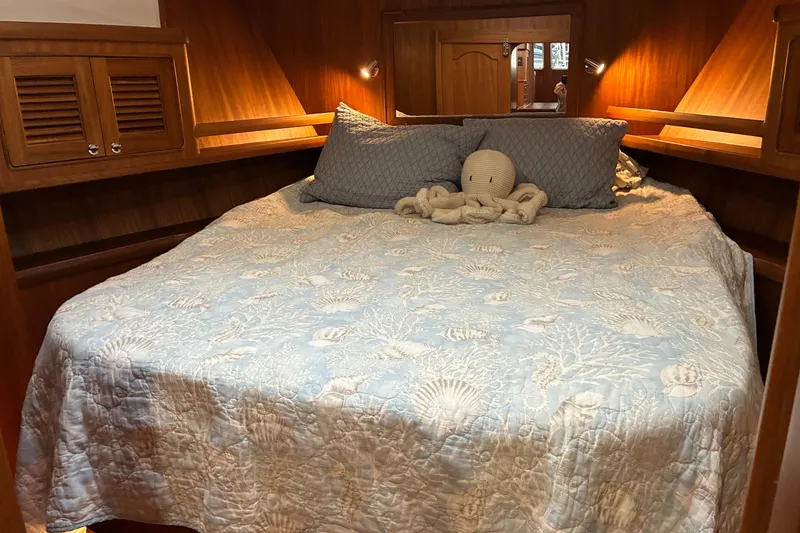 Slide: The Image of Cozy owner's cabin in 2024 Helmsman Trawlers 43E PILOTHOUSE - 22