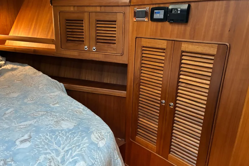 Slide: The Image of 2024 Helmsman Trawlers 43E PILOTHOUSE owner's cabin port side - 23