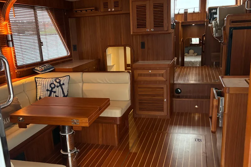 Slide: The Image of 2024 Helmsman Trawlers 43E PILOTHOUSE Looking Forward. - 7