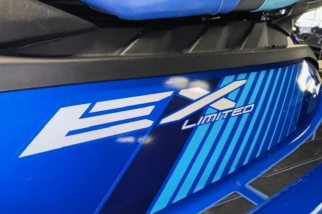 Slide: The Image of 2023 Yamaha WaveRunner EX Limited, blue design with bold graphics. - 4