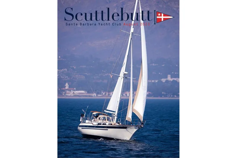 Slide: The Image of Engine compartment of a 1986 Liberty 49 boat with wooden paneling. - 50