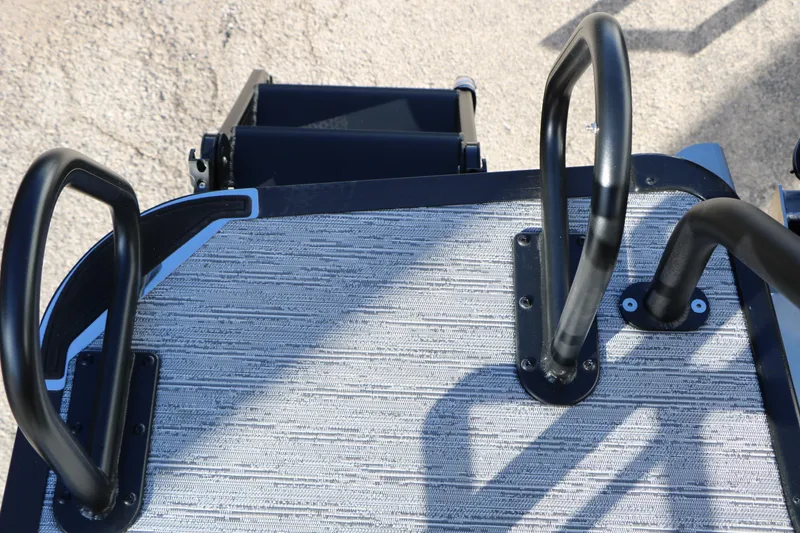 Slide: The Image of 2026 Sylvan L3 LZ DH Platinum Edition Tri-Toon deck with sturdy black handrails. - 45