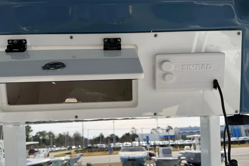 Slide: The Image of 2023 Sea Pro 239 Deep V CC boat console with Simrad electronics. - 12