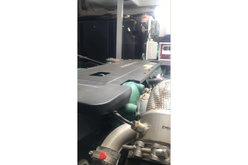 Slide: The Image of Engine room of a 2020 Beneteau Gran Turismo 46 yacht. - 21