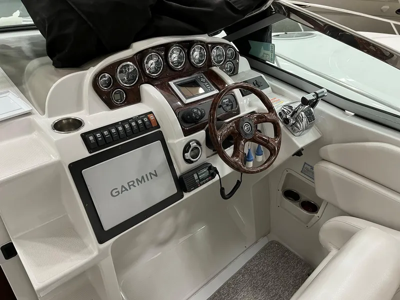 Slide: The Image of Crownline 350 CR 2011 boat console with Garmin navigation system. - 9
