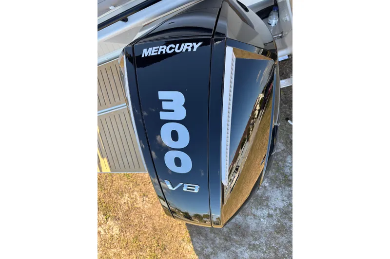 Slide: The Image of Mercury 300 V8 engine on 2026 Trophy T 25 Explorer boat. - 3