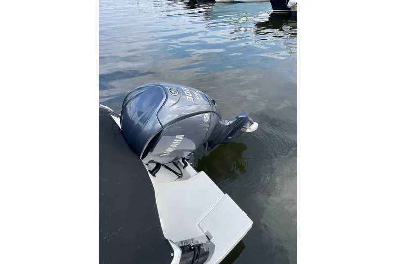 Slide: The Image of 2022 Cobalt R4 Outboard with Yamaha engine on water. - 13