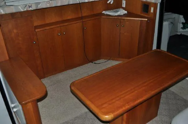Slide: The Image of Interior of 1993 Silverton 37 Convertible yacht. - 20