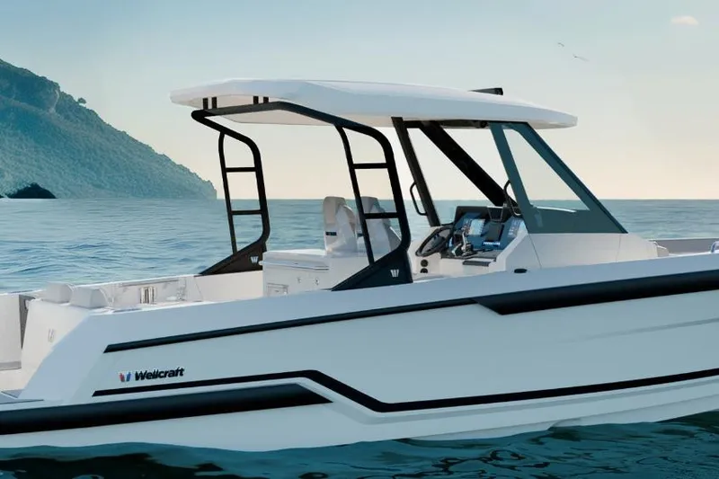 The Image of 2026 Wellcraft 28 T-Top boat on calm sea. - 0