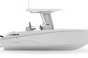 Slide: The Image of 2026 Wellcraft 243 Fisherman boat, side view. - 8
