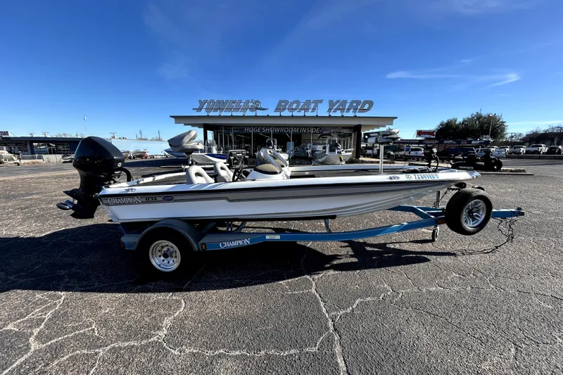 The Image of 2003 Champion 187 CX boat on trailer at Yonell's Boat Yard. - 0