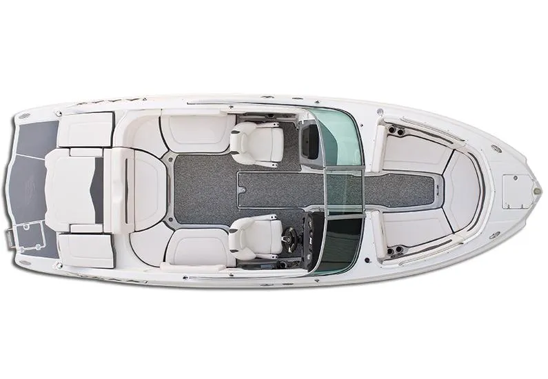 Slide: The Image of Manufacturer Provided Image: Top view of a 2015 Chaparral 246 SSi boat with seating and cockpit layout. - 9