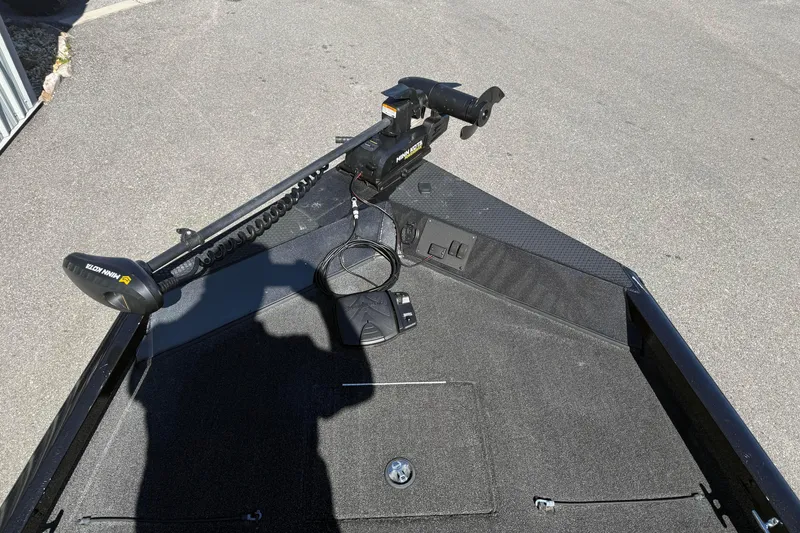 Slide: The Image of 2015 Ranger RT178C boat with Minn Kota trolling motor on deck. - 6