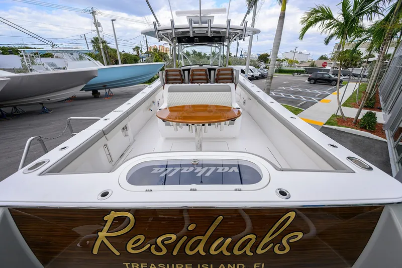 Slide: The Image of 2025 Valhalla Boatworks V-41, "Residuals," docked in Treasure Island, Florida. - 33