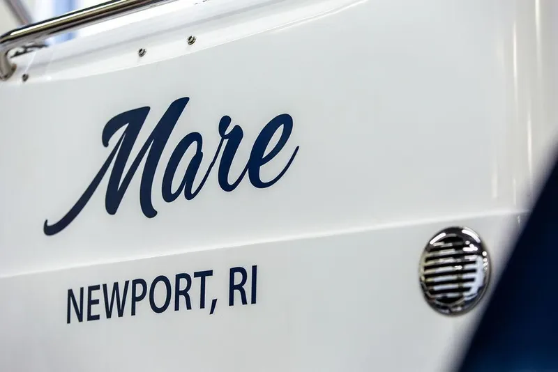 Slide: The Image of 2018 MJM 35z boat named "Mare" in Newport, RI. - 3