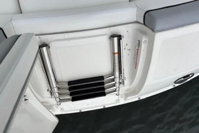 Slide: The Image of 2016 Sea Ray 270 Sundeck swim platform with retractable ladder. - 11