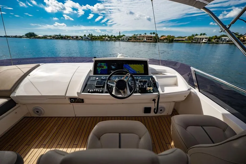 Slide: The Image of Princess 65 - Flybridge Helm - 27
