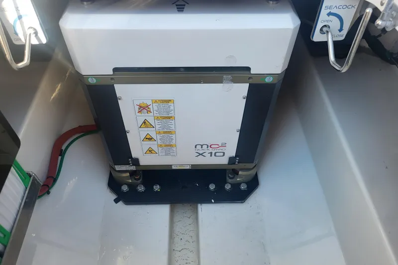 Slide: The Image of Stabilization system in 2026 Solace 37 Pilot boat engine room. - 14