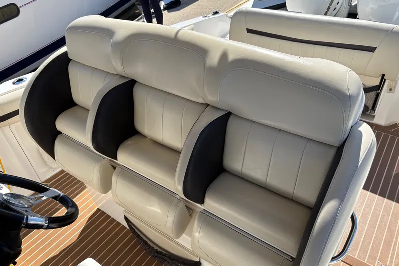 Slide: The Image of Luxurious seating on 2012 Nor-Tech 340 Sport Center Console boat. - 16
