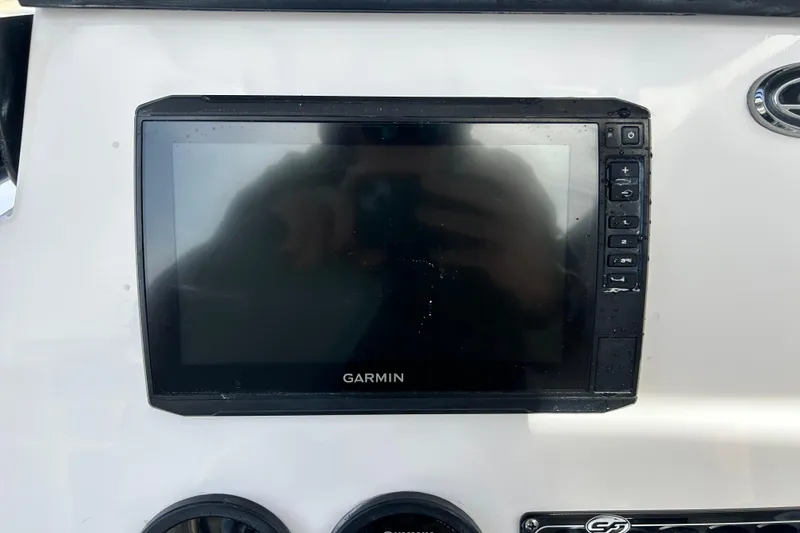 Slide: The Image of Garmin display on 2022 Sea Fox 228 Commander boat dashboard. - 28