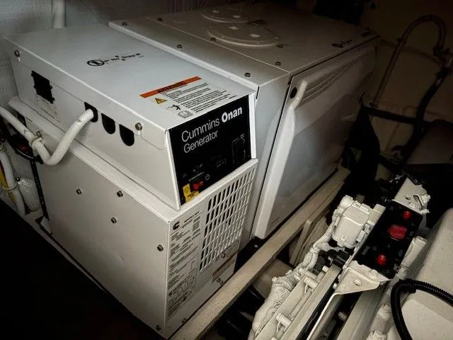 Slide: The Image of Cummins Onan generator in 2020 Tiara Yachts C49 Coupe. - 43