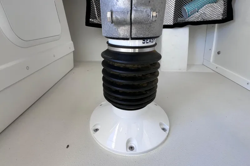 Slide: The Image of Close-up of a 2023 Parker 2820 XLD Sport Cabin boat component. - 68