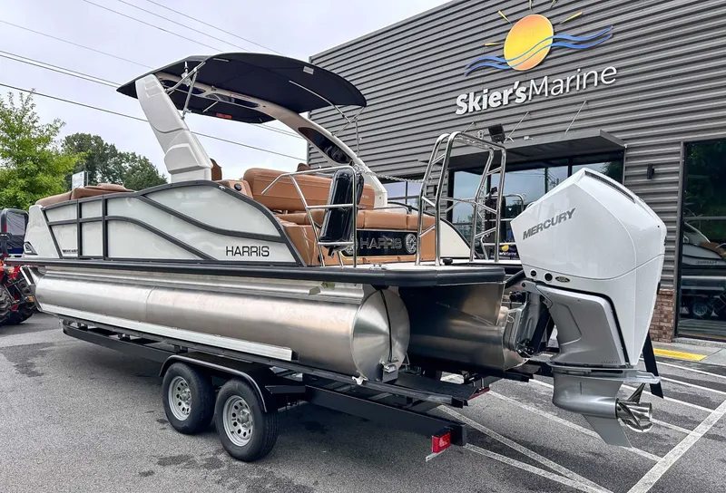 Slide: The Image of 2025 Harris Grand Mariner 230 SLDH boat at Skier's Marine. - 8