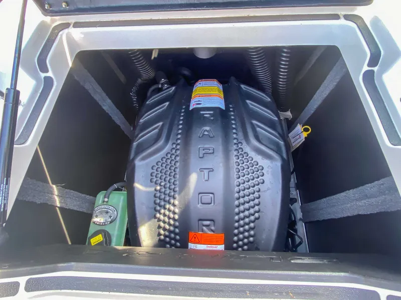 Slide: The Image of 2024 Supra SL engine compartment with Raptor engine. - 25