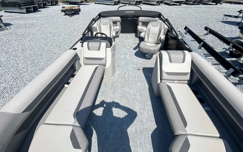 Slide: The Image of 2025 Premier 200 Sunscape RF pontoon boat interior view. - 13