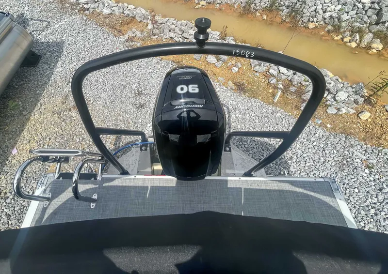 Slide: The Image of Premier 200 Sunscape RF 2025 with Mercury 90 HP outboard motor. - 18