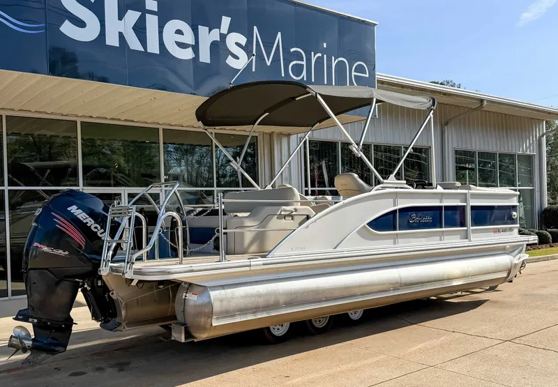 Slide: The Image of 2018 Barletta L23UC pontoon boat at Skier's Marine. - 4