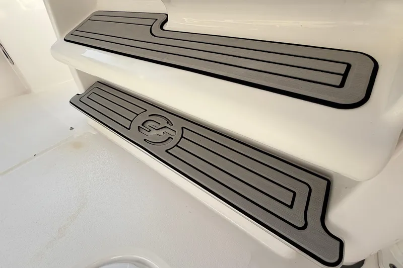 Slide: The Image of 2022 Sea Fox 228 Commander boat steps with custom non-slip padding. - 57